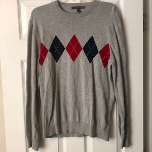 Men’s argyle sweater